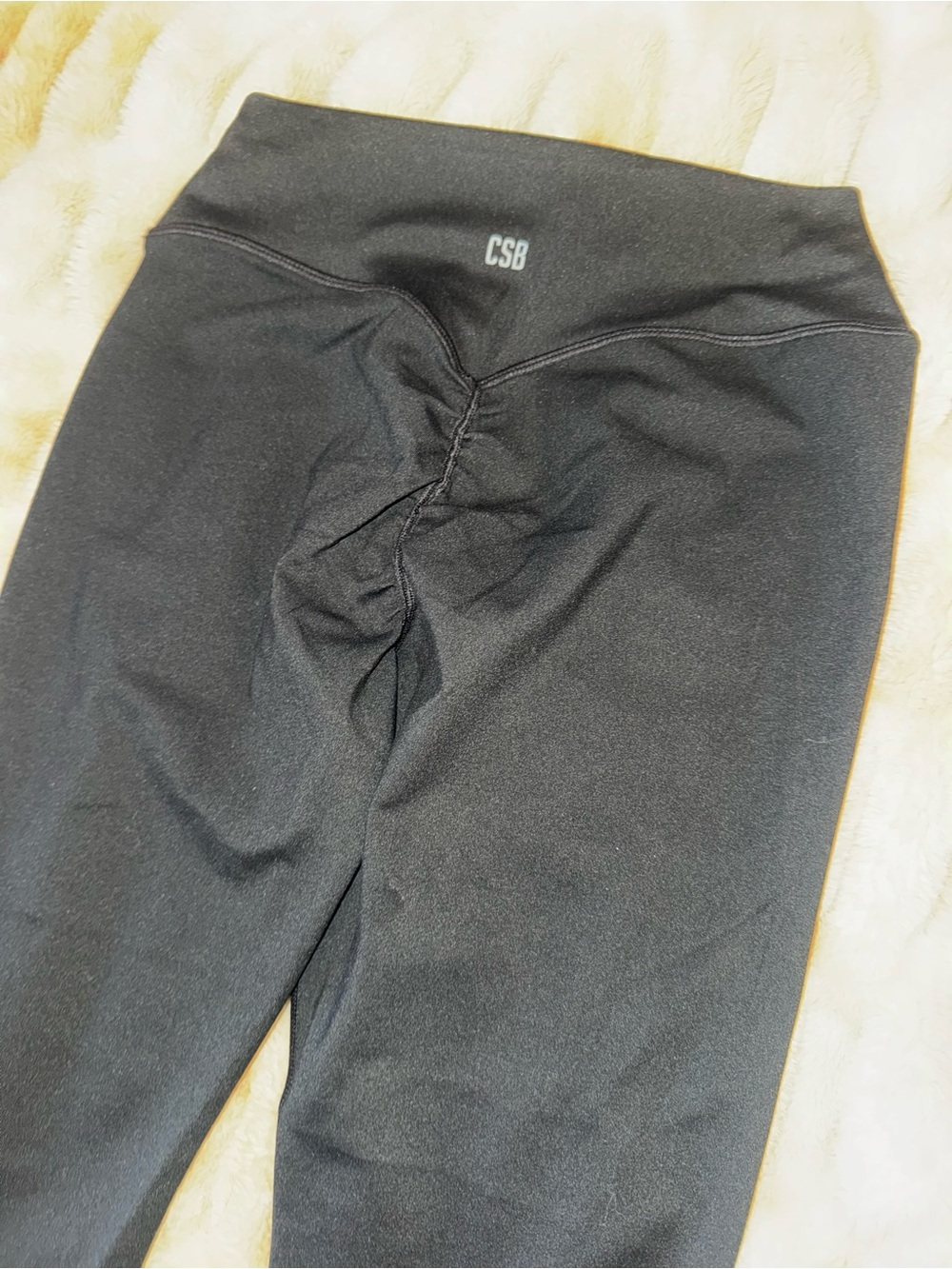 CROP SHOP BOUTIQUE CSB Form Invisible Scrunch Capri - Black - Size medium - Picture 8 of 9